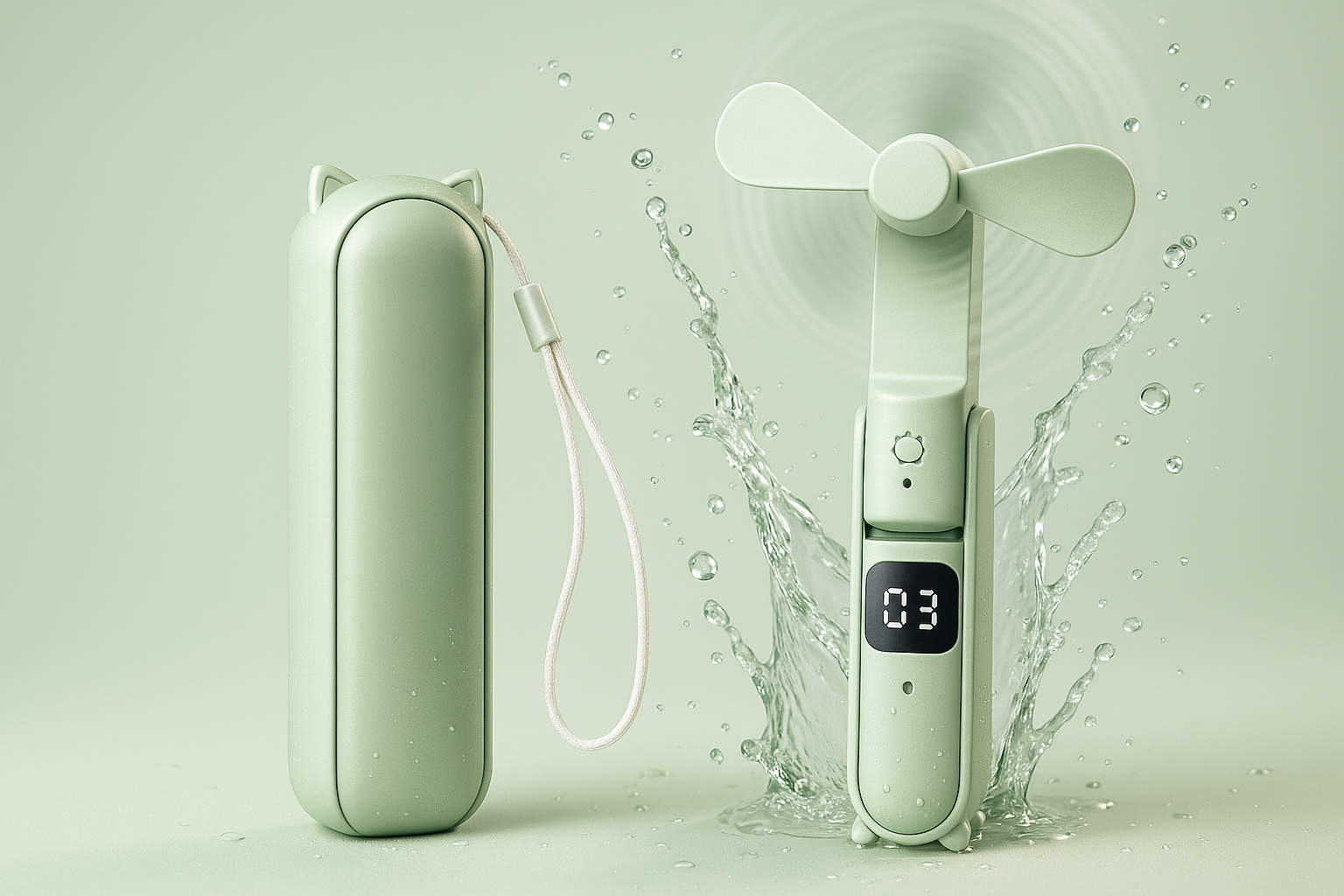 Ventilateur compact avec effets visuels ultra HD