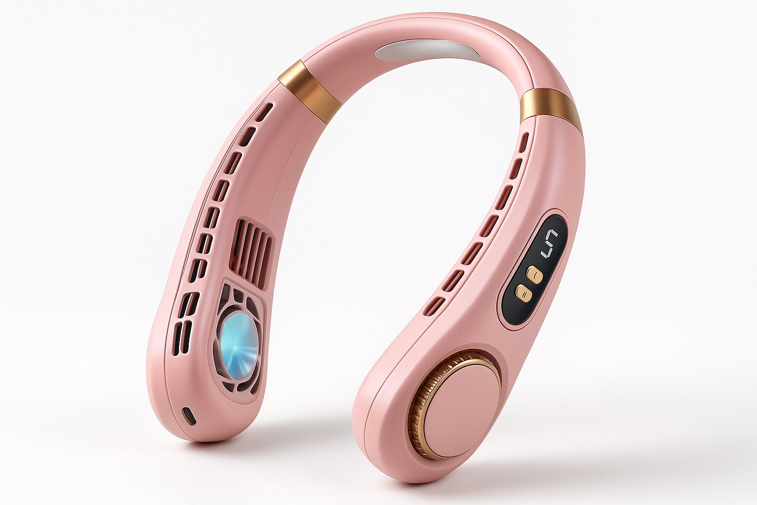 Ventilateur portable rose